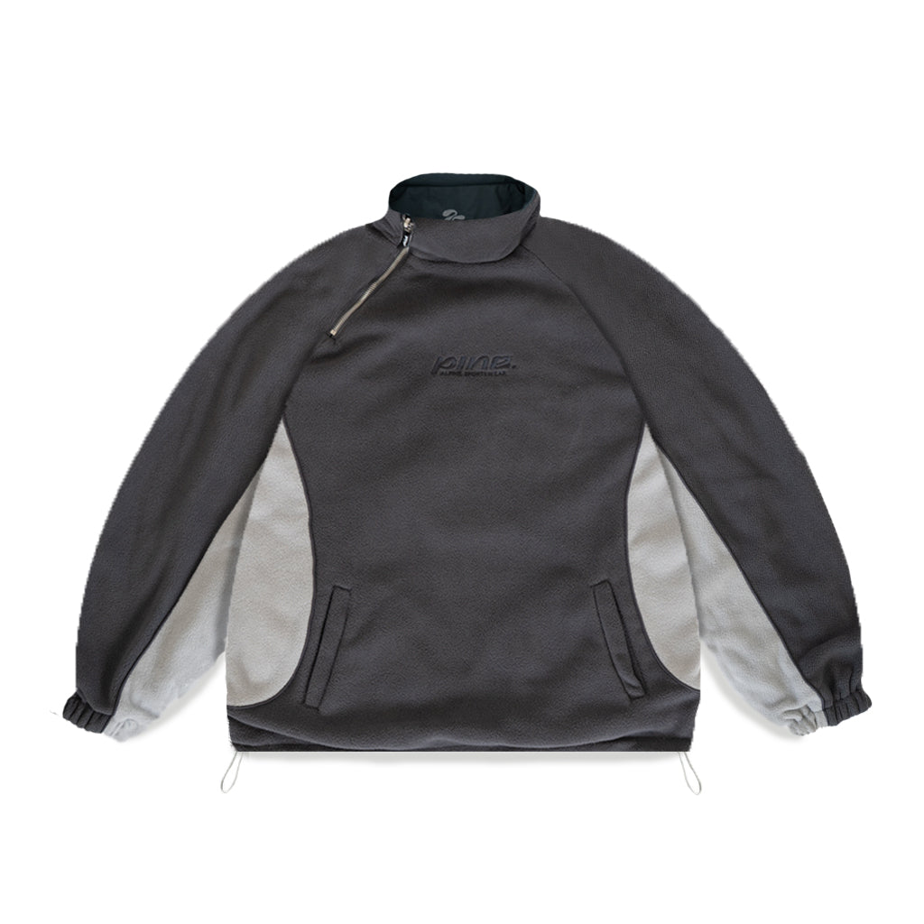 Side Zip Pullover - Obsidian/Bluestone