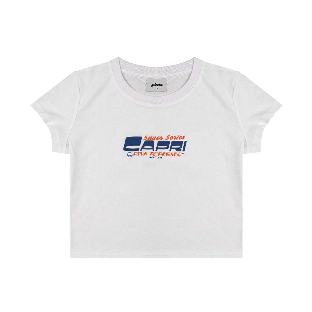 Capri Baby Tee - White